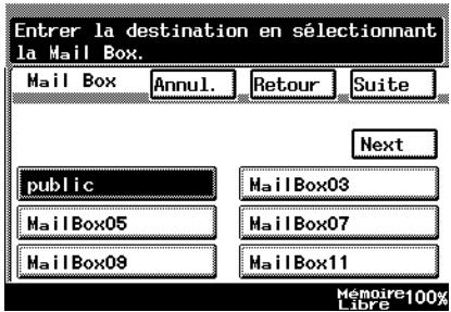 KONICA MINOLTA SU23 - Créer une boîte courrier (PageScope Light) - 8