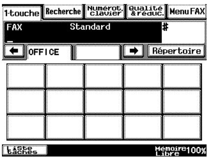 KONICA MINOLTA SU23 - Taper le numéro du code 1-Touche du destinataire - 3