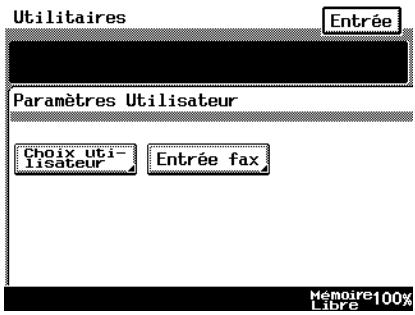 KONICA MINOLTA SU23 - Appuyez sur [Entrée Fax]. - 1