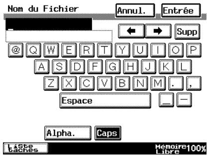 KONICA MINOLTA SU23 - Ecran Menu FAX - 1