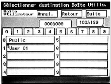 KONICA MINOLTA BIZHUB 250 PH2 5 BOX - Pour programmer un bouton de numérotation 1-Touche - 9
