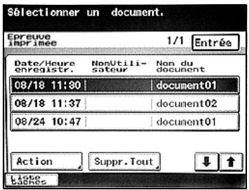 KONICA MINOLTA BIZHUB 250 PH2 5 BOX - Imprimer une épreuve à partir du panneau de contrôle de l'appareil - 2