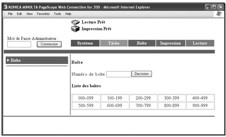 KONICA MINOLTA BIZHUB 250 PH2 5 BOX - Créer une boîte utilisateur - 1