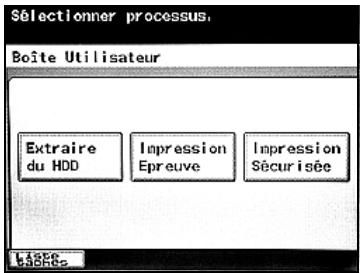 KONICA MINOLTA BIZHUB 250 PH2 5 BOX - Imprimer une épreuve à partir du panneau de contrôle de l'appareil - 1