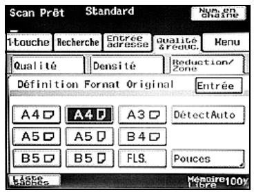 KONICA MINOLTA BIZHUB 250 PH2 5 BOX - Spécifier le format de numérisation du document - 3