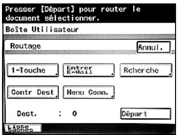 KONICA MINOLTA BIZHUB 250 PH2 5 BOX - Utiliser les destinataires 1-Touche - 1