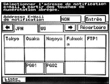 KONICA MINOLTA BIZHUB 250 PH2 5 BOX - Spécifier le destinataire de la notification par email - 3