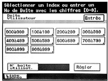 KONICA MINOLTA BIZHUB 250 PH2 5 BOX - Pour rechercher une boite parmi les index - 2