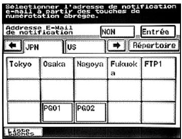 KONICA MINOLTA BIZHUB 250 PH2 5 BOX - Spécifier le destinataire de la notification par email - 3