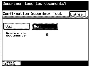 KONICA MINOLTA BIZHUB 250 PH2 5 BOX - Pour supprimer les documents, appuyez sur [Oui] puis sur [Entrée]. - 1