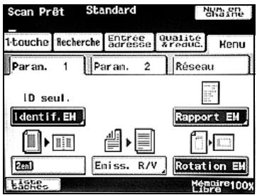 KONICA MINOLTA BIZHUB 250 PH2 5 BOX - Spécifier le paramètre Emiss. R/V - 1