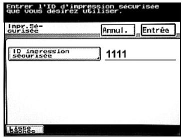 KONICA MINOLTA BIZHUB 250 PH2 5 BOX - Vérifier les paramètres d'Impression Sécurisée ( quand "Sécurité renforcée" est réglé sur "Oui") - 4