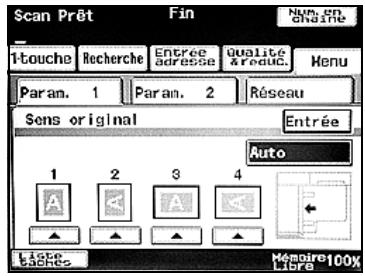KONICA MINOLTA BIZHUB 250 PH2 5 BOX - Spécifier le paramètre Emiss. R/V - 3