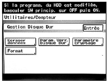KONICA MINOLTA BIZHUB 250 PH2 5 BOX - Spécifier le mot de passer de verrouillage du disque dur - 2