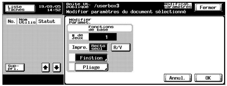 KONICA MINOLTA BIZHUB 420 BOX - Pour changer le nombre de copies - 1