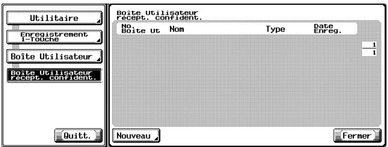 KONICA MINOLTA BIZHUB 420 BOX - Appuyez sur [nouveau]. - 1