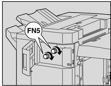 KONICA MINOLTA BIZHUB C250P - Dégagement d'un serrage papier dans l'unité de finition fs-501 - 5