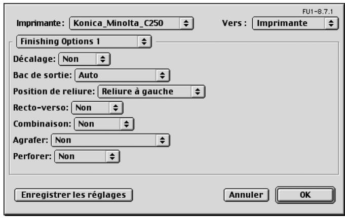 KONICA MINOLTA BIZHUB C250P - Options spécifiques à l'imprimante (options de finition 1 à 4) - 1