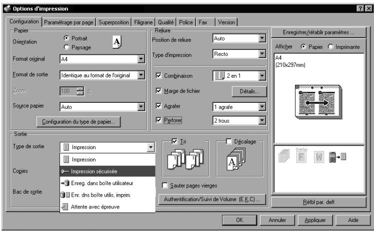 KONICA MINOLTA BIZHUB C250P - Procédure de configuration - 1