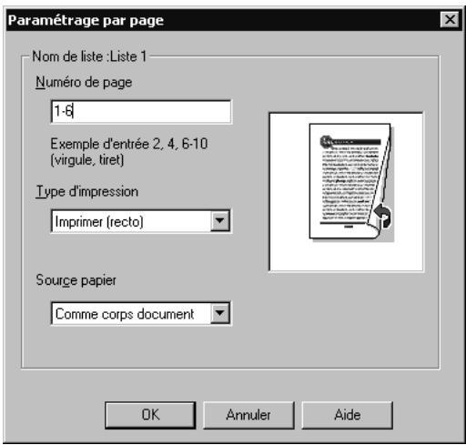 KONICA MINOLTA BIZHUB C250P - Paramétrage par page - 1