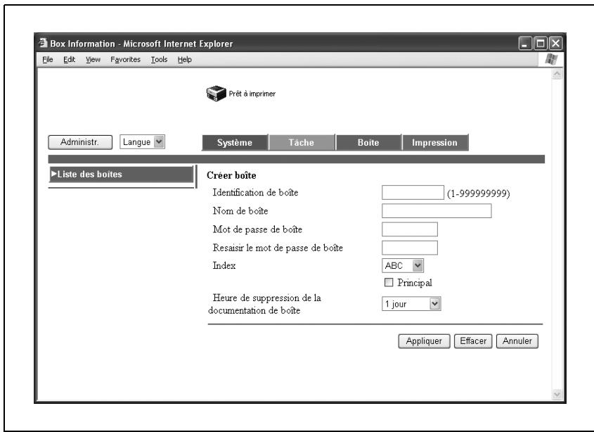 KONICA MINOLTA BIZHUB C250P - Spécifiez les réglages nécessaires, et cliquez sur le bouton [appliquer]. - 1