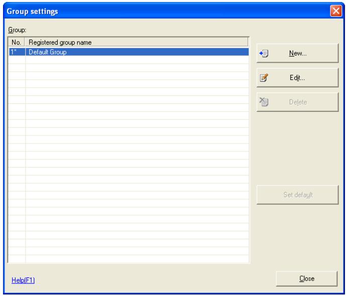 KONICA MINOLTA BIZHUB C30P - From the Device menu, select Edit group. - 1