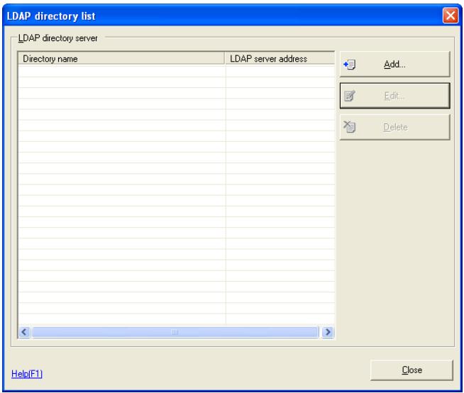 KONICA MINOLTA BIZHUB C30P - Add LDAP Server Access Settings - 2