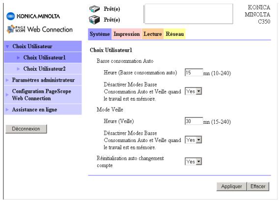 KONICA MINOLTA C350 PC - Procédure de connexion - 1