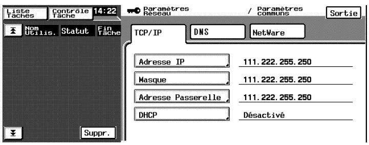 KONICA MINOLTA C350 PC - Procédure de configuration - 1