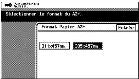 KONICA MINOLTA C350 UTILISATION EXPERTE - Paramétrage de la fonction “Sélection Papier Sur-dimensionné” - 2