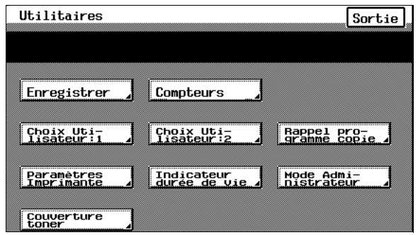 KONICA MINOLTA C350 UTILISATION EXPERTE - Visualisation de l'utilisation du toner (fonction “Couverture toner”) - 1