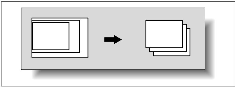 KONICA MINOLTA C350 UTILISATION EXPERTE - Copie de documents de formats mixtes (fonction "Originaux mixtes") - 2