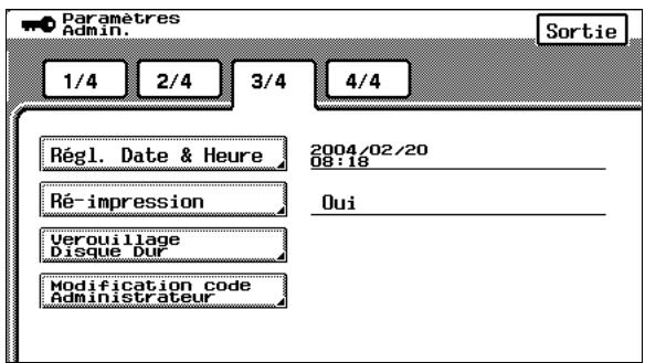 KONICA MINOLTA C350 UTILISATION EXPERTE - Désactivation du verrouillage du disque dur - 1