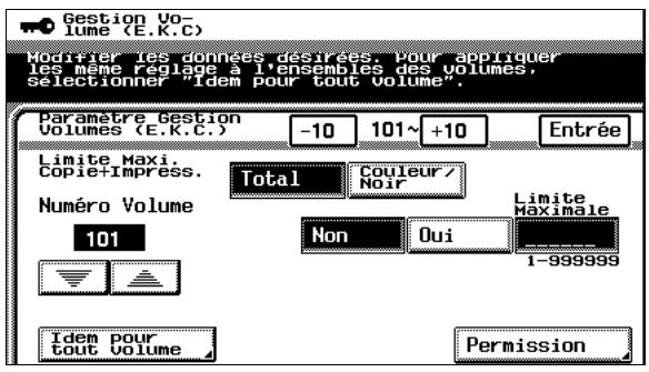 KONICA MINOLTA C350 UTILISATION EXPERTE - Appuyez sur [Total] ou [Couleur/Noir]. - 1