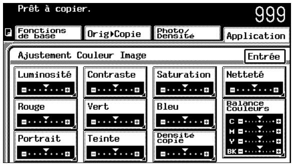 KONICA MINOLTA C350 UTILISATION EXPERTE - Pour ajuster le paramètre "Teinte" - 2