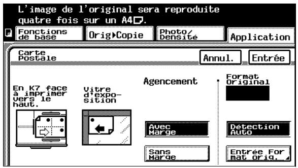 KONICA MINOLTA C350 UTILISATION EXPERTE - Sélectionnez [Avec Marge] ou [Sans Marge]. - 1