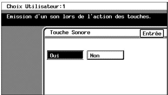 KONICA MINOLTA C350 UTILISATION EXPERTE - Paramétrer la fonction "Touches sonore" - 2