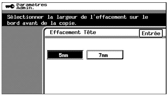 KONICA MINOLTA C350 UTILISATION EXPERTE - Paramétrage de la fonction “Effacement Tête” - 2