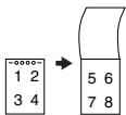 KONICA MINOLTA C350 UTILISATION EXPERTE - Originaux recto/verso avec reliure à gauche - 38