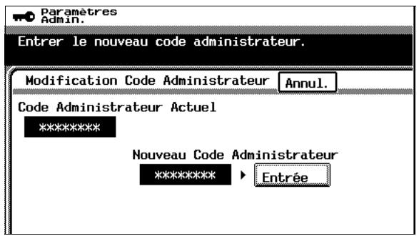 KONICA MINOLTA C350 UTILISATION EXPERTE - Paramétrage de la fonction “Modification Code Administrateur” - 3
