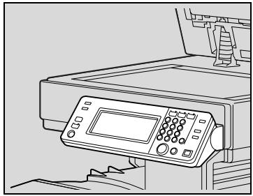 KONICA MINOLTA C350 UTILISATION EXPERTE - Pour régler l'inclinaison du panneau de contrôle - 3