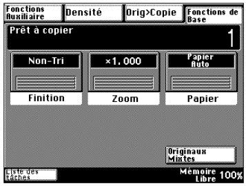KONICA MINOLTA DI200 UTILISATION EXPERTE - Modifiez au besoin une des fonctions de base : - 1