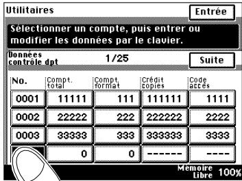 KONICA MINOLTA DI200 UTILISATION EXPERTE - Définir les codes administrateur - 2