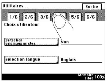 KONICA MINOLTA DI200 UTILISATION EXPERTE - Définir les choix utilisés - 7