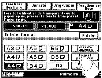 KONICA MINOLTA DI200 UTILISATION EXPERTE - Sauvegarder un format de papier personnalisé pour le chargeur feuille à feuille - 1