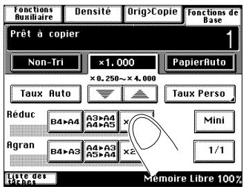 KONICA MINOLTA DI200 UTILISATION EXPERTE - Sélectionner un taux de zoom défini - 2