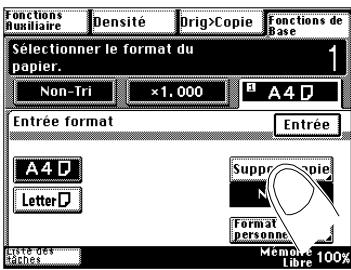 KONICA MINOLTA DI200 UTILISATION EXPERTE - Comment éliminer une erreur de format de papier - 9