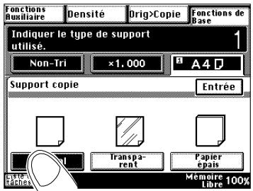 KONICA MINOLTA DI200 UTILISATION EXPERTE - Comment éliminer une erreur de format de papier - 10