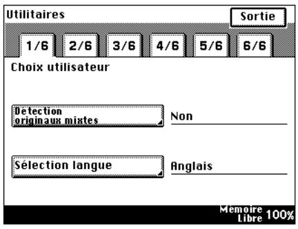 KONICA MINOLTA DI200 UTILISATION EXPERTE - Ajuster le choix utiliser - 1