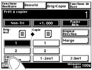 KONICA MINOLTA DI200 UTILISATION EXPERTE - Copier sur des originaux 2EN1 - 3